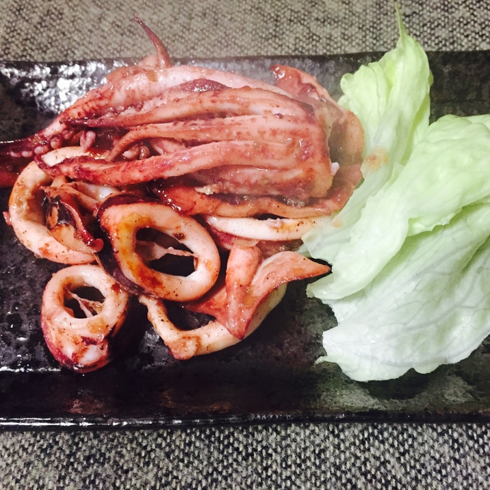 屋台風☆イカの醤油焼き